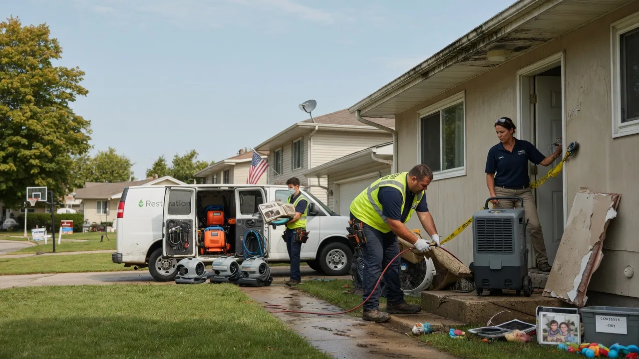 Water Damage Restoration in Kawkawlin, MI near me